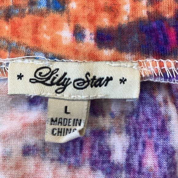 Lilly Star Geometric Maxi Skirt Pull On Large - Picture 4 of 7